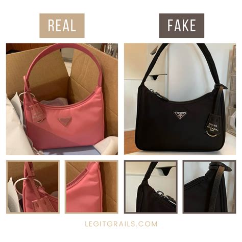 prada 're edition 2000 fake vs real|Prada bag authenticity check.